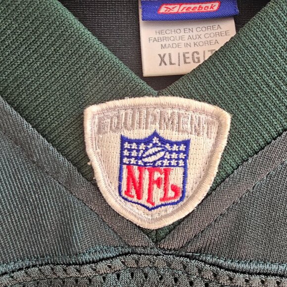 Reebok NFL New York Jets Chad Pennington #10 Jersey XL Green White - Picture 8 of 11